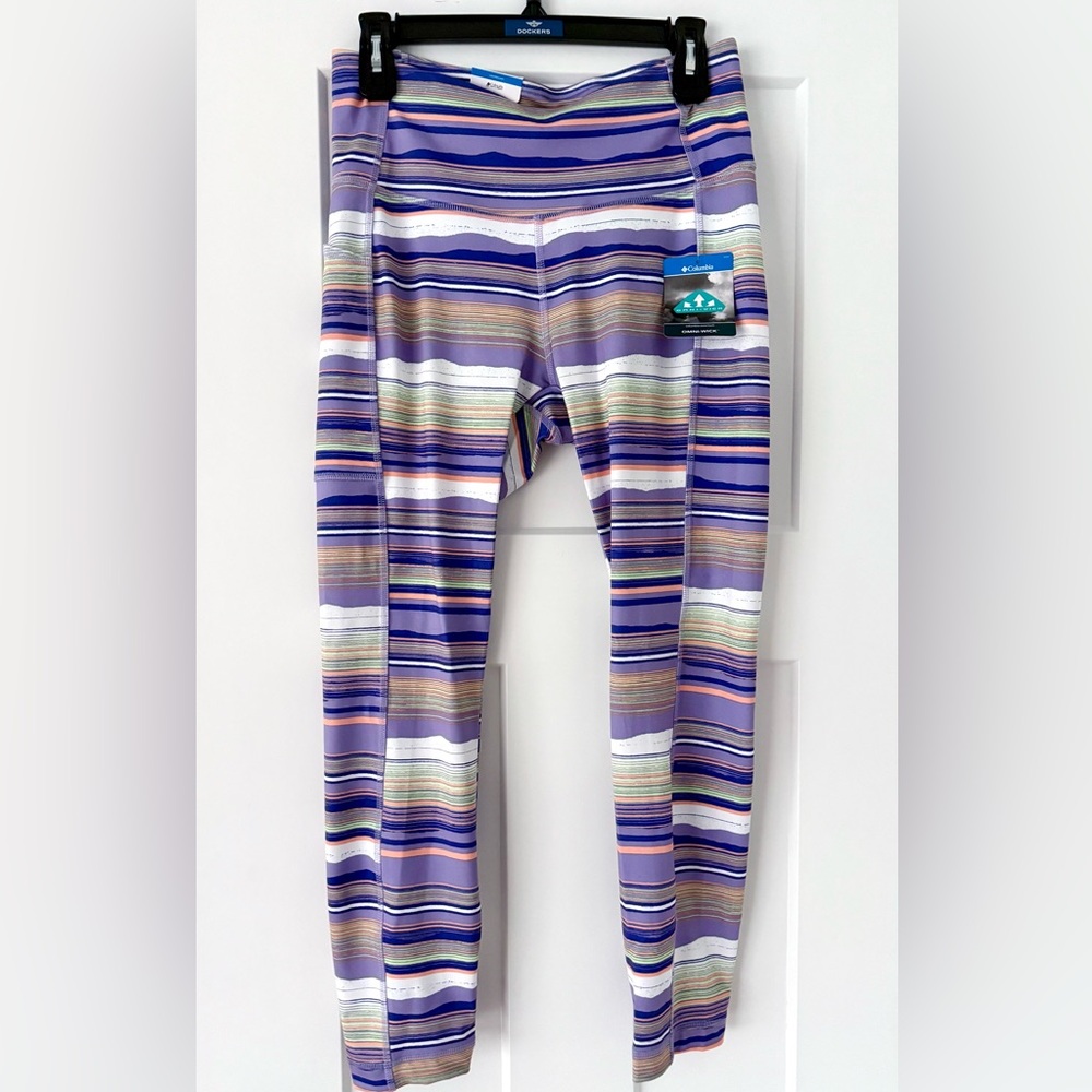 Columbia Norwood Purple 7/8 leggings, NWT Size Medium